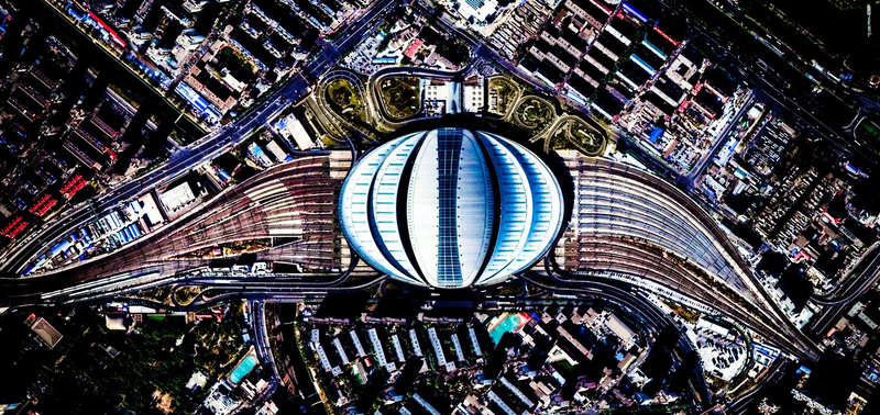 Illustration for article titled These Stunning Geometric Patterns Were Created From Google Earth Images